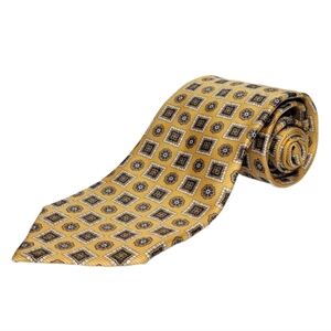 Mark Pendleton Men's 100% Silk Geometric Printed Dress Tie